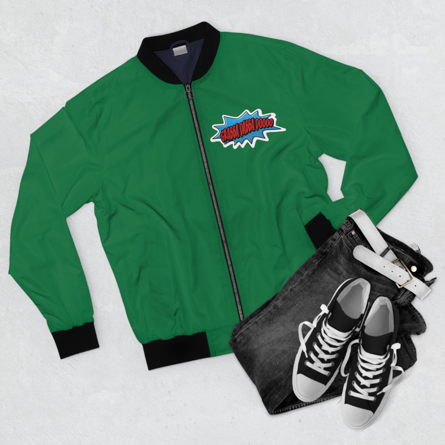 Green Men's Bomber Jacket