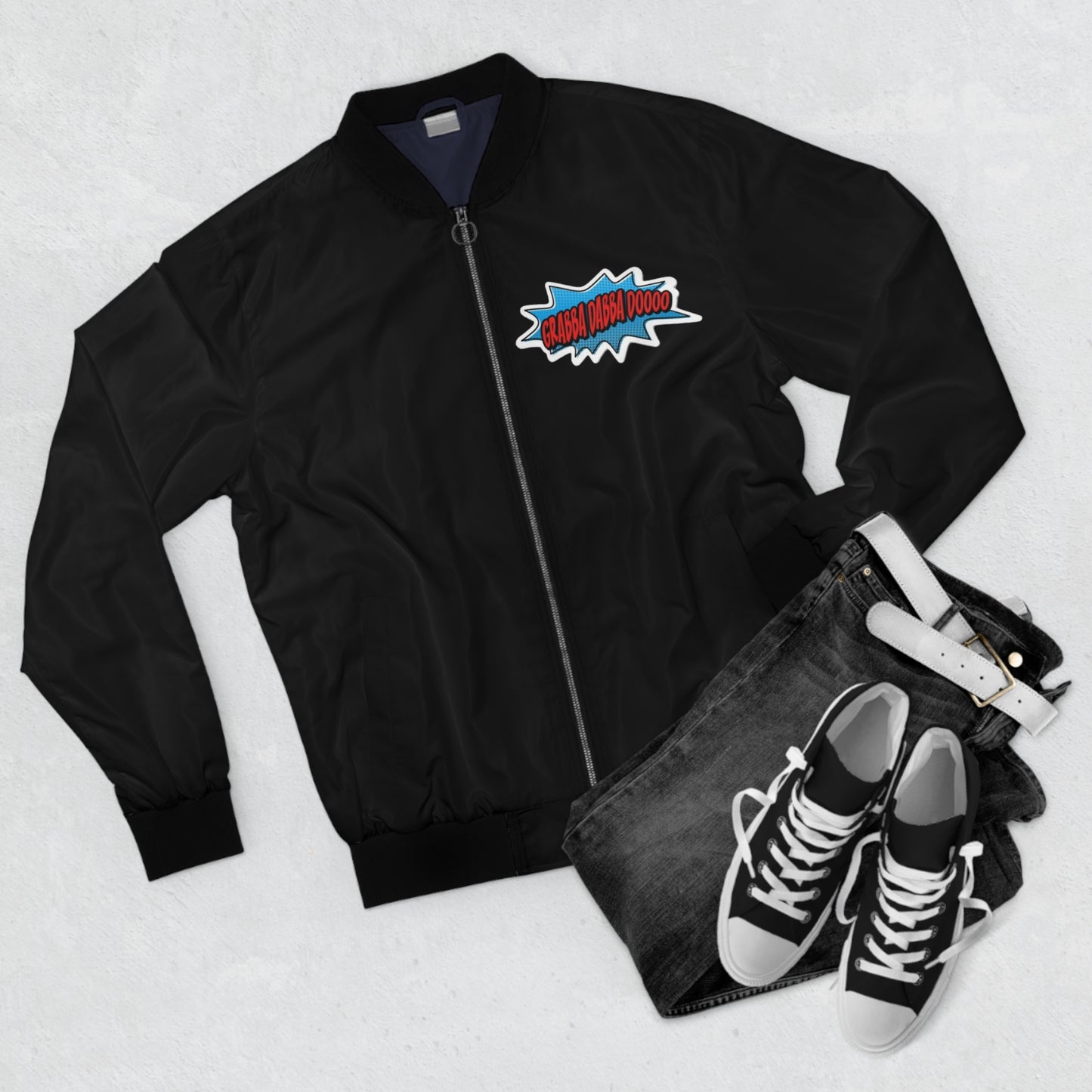 Black Men's Bomber Jacket