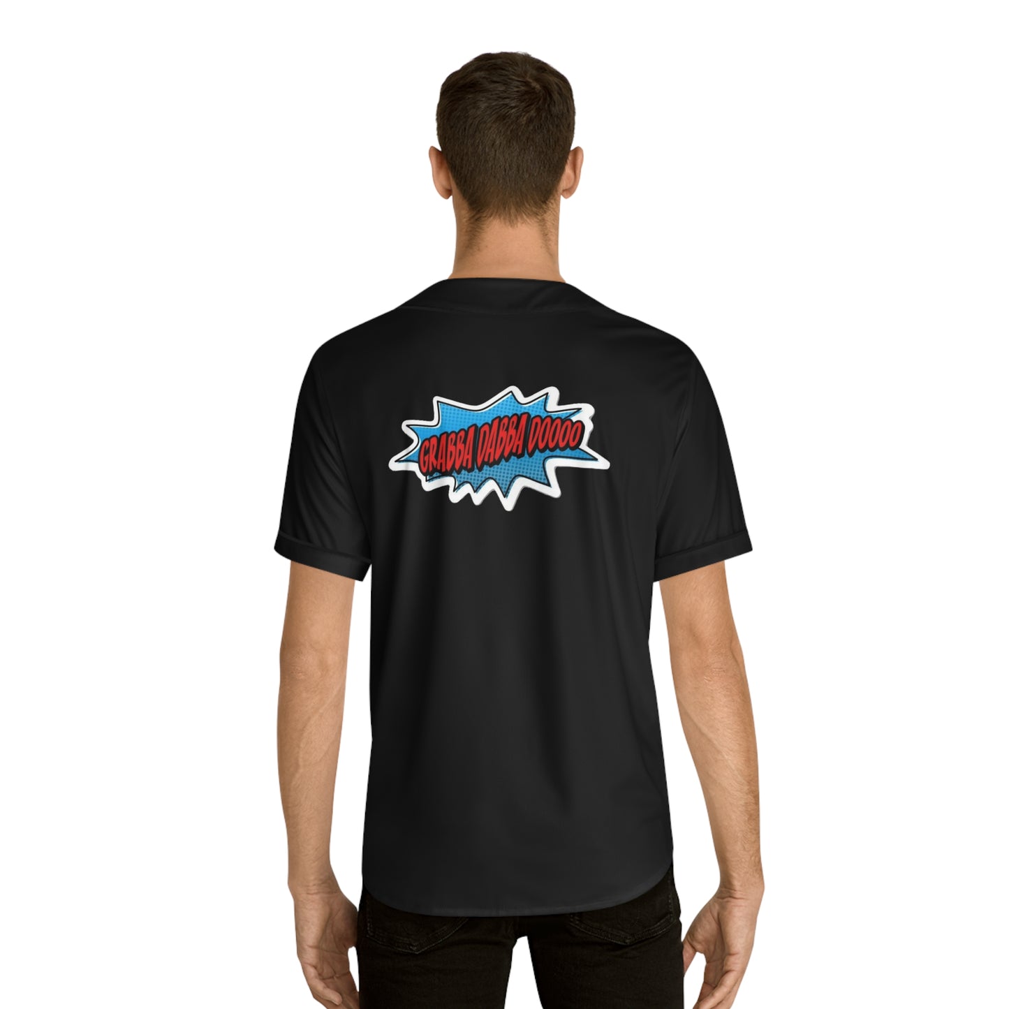 Black Men's Baseball Jersey