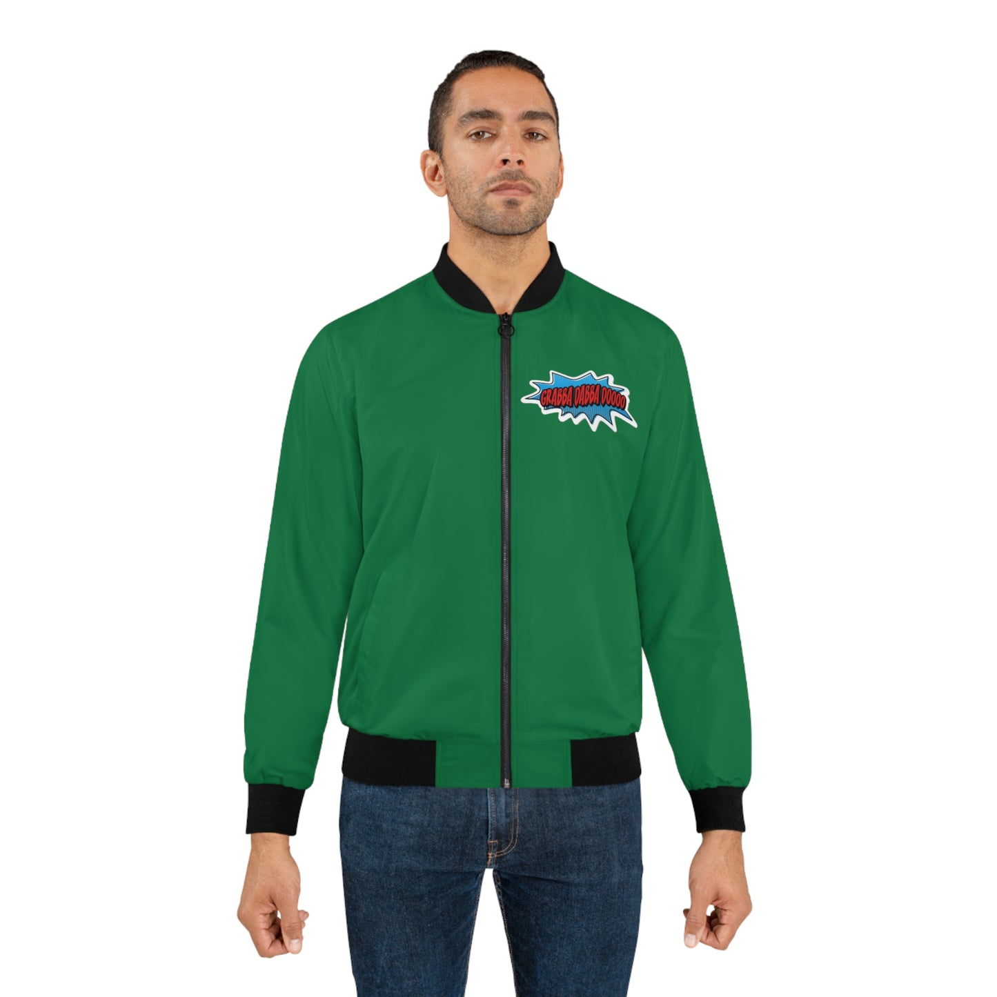 Green Men's Bomber Jacket