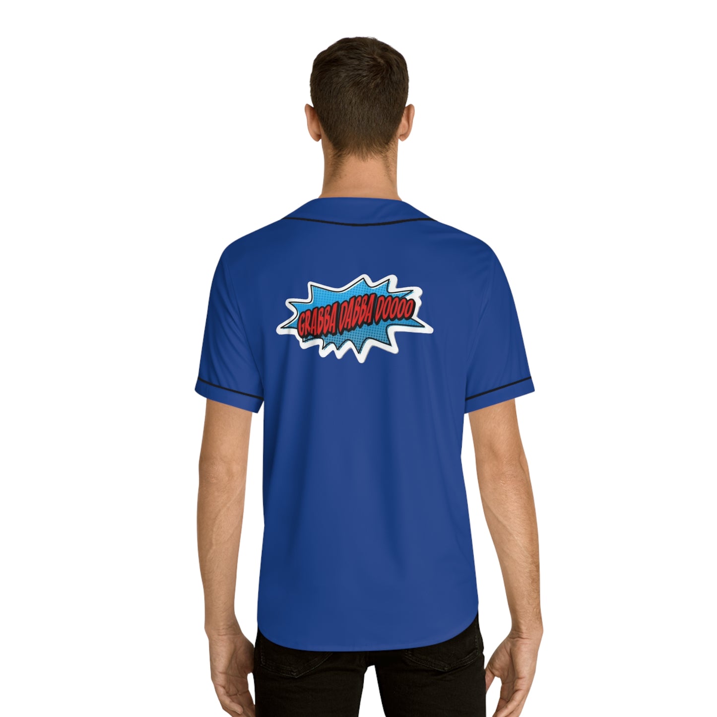 Blue Men's Baseball Jersey