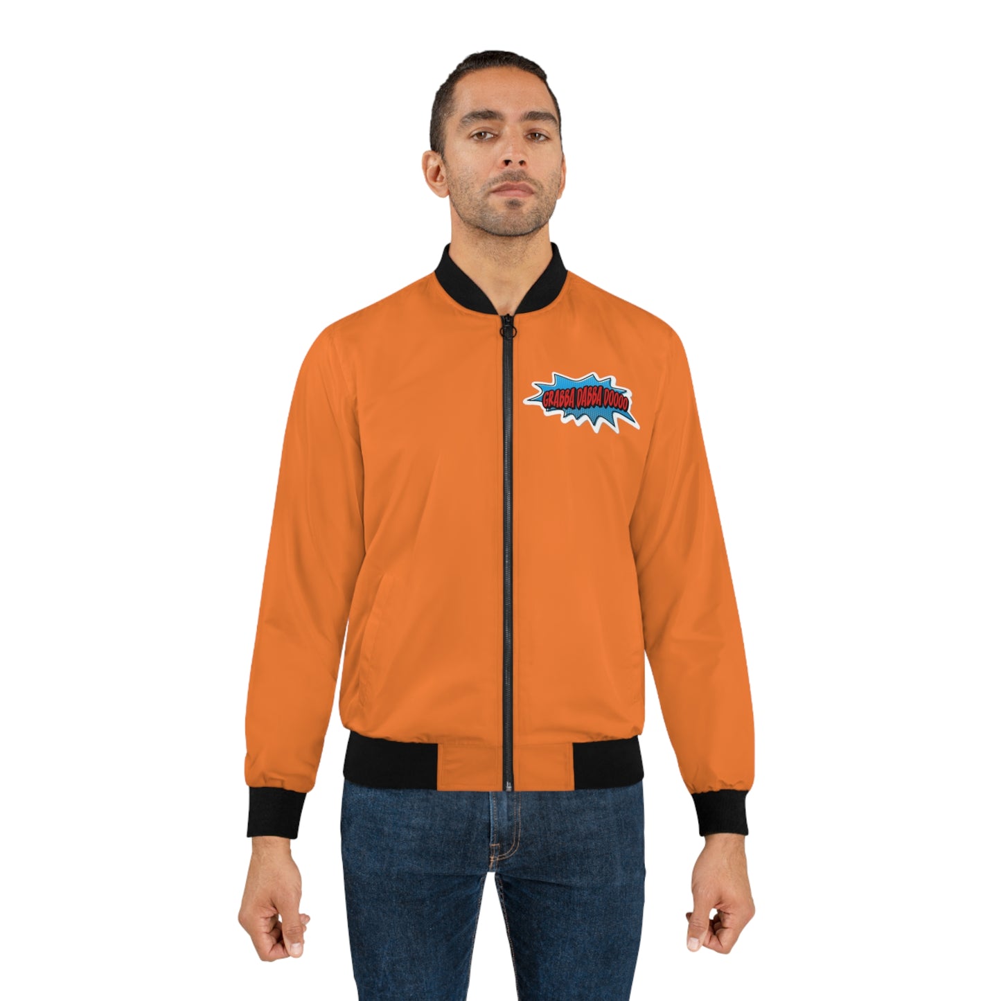 Orange Men's Bomber Jacket