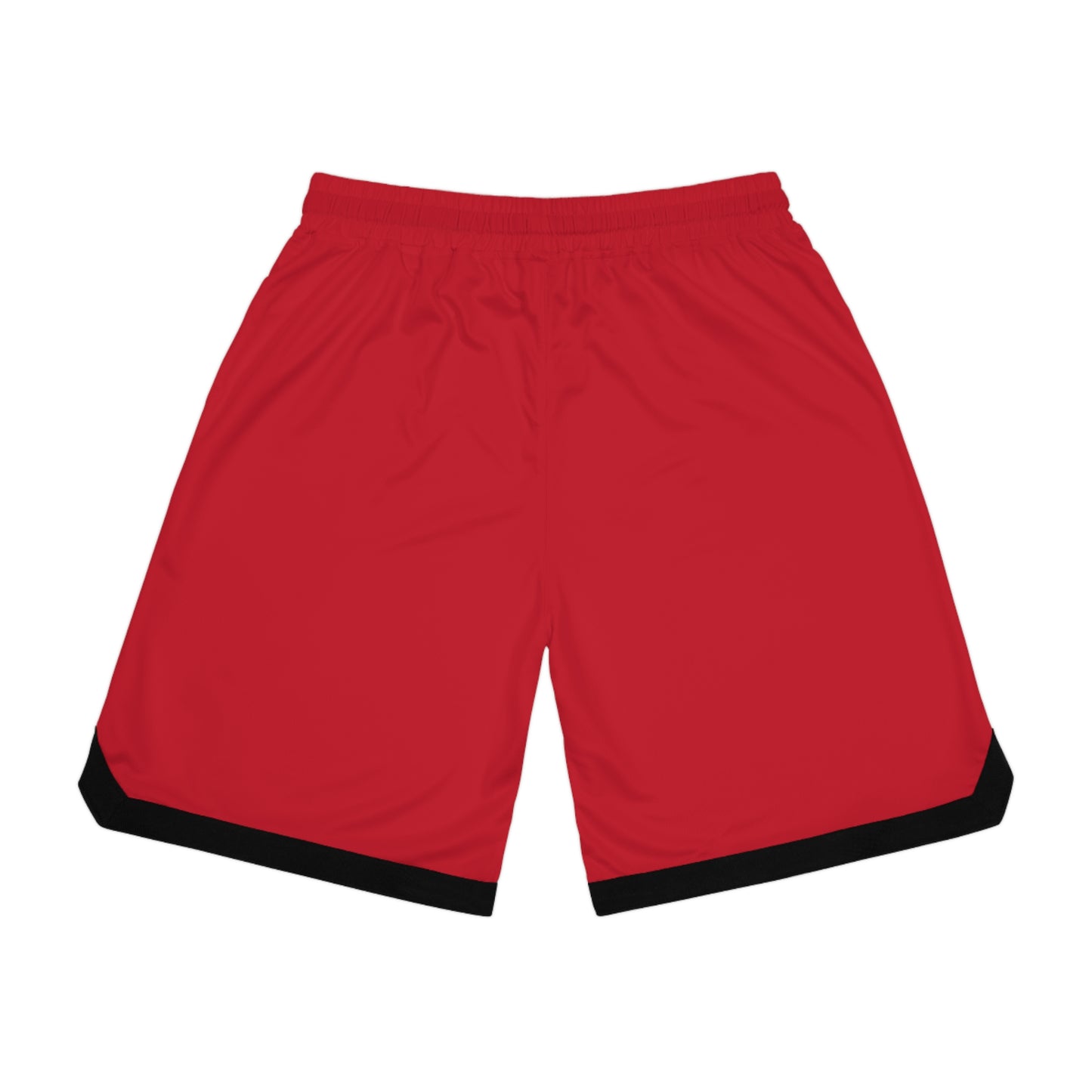 Red Basketball Rib Shorts