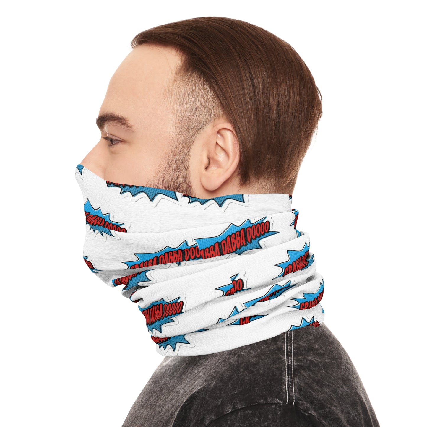White Tube Scarf