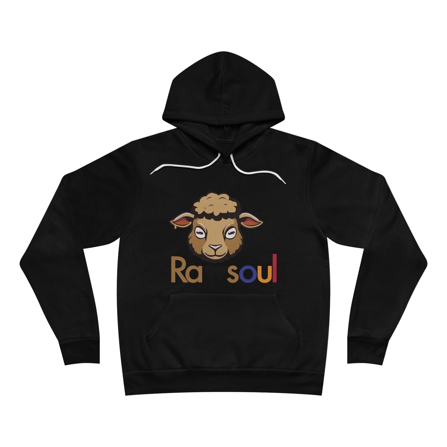 Raw Soul Brown Unisex Fleece Pullover Hoodie