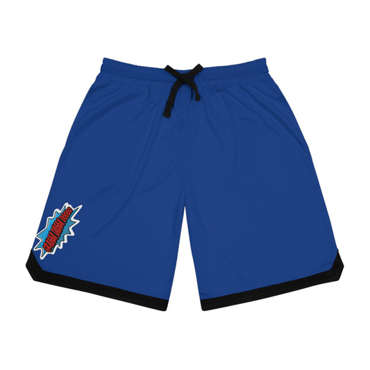 Blue Basketball Rib Shorts