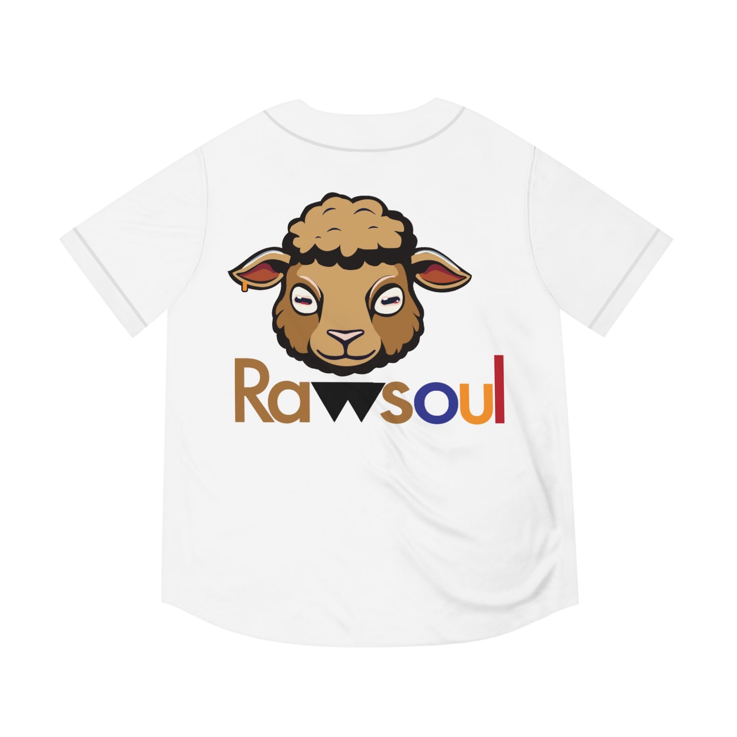 Raw Soul Brown Men's Baseball Jersey