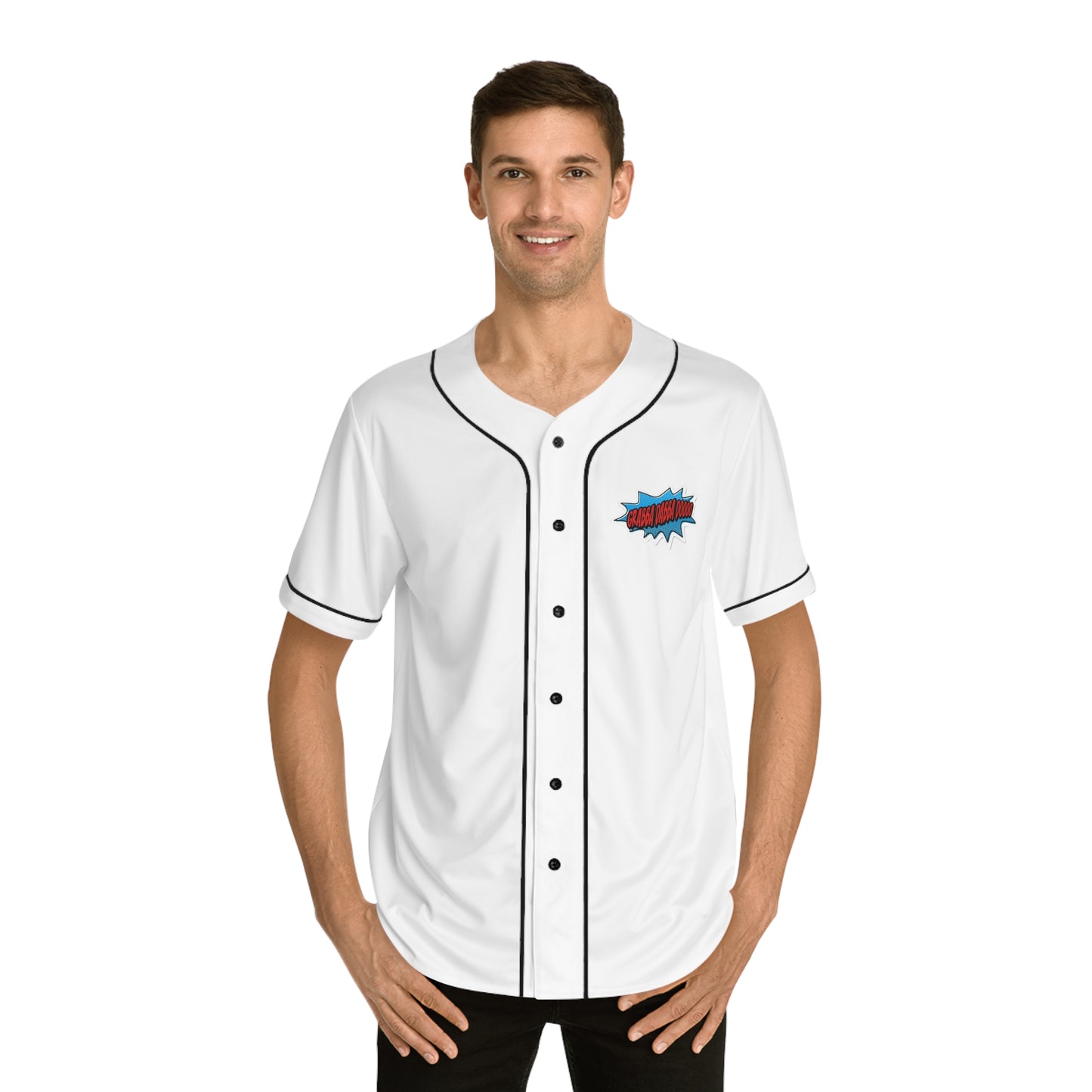 White Men's Baseball Jersey