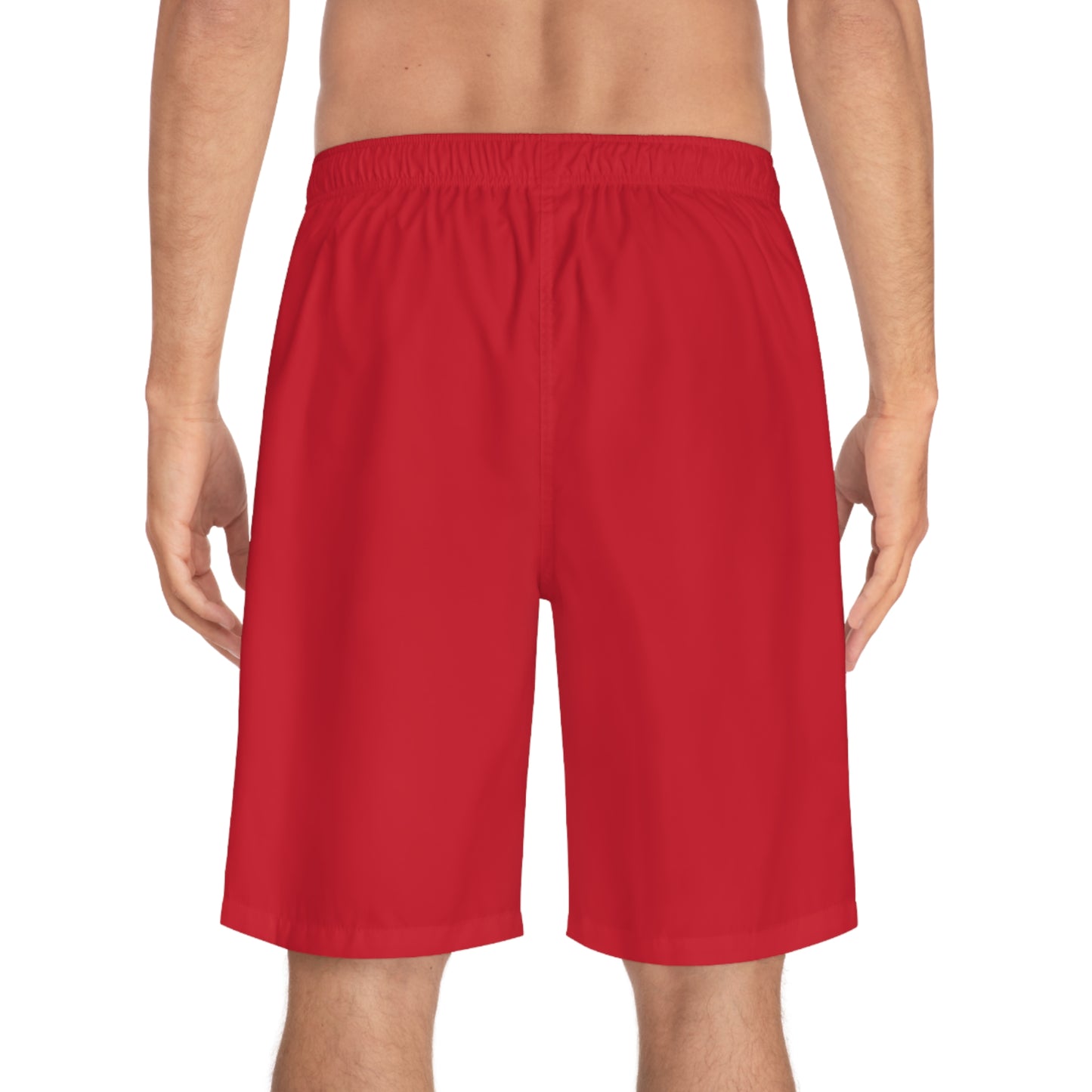 Red Men's Board Shorts