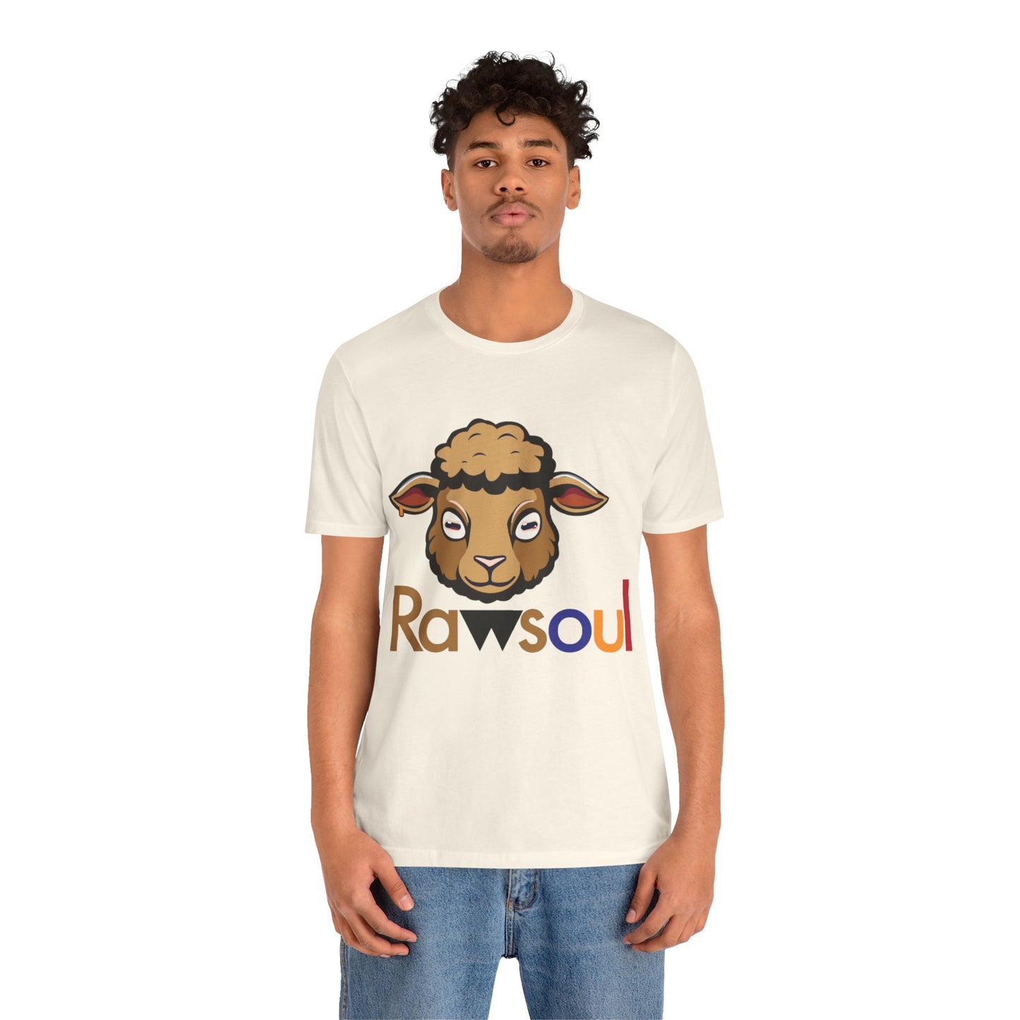Raw Soul Brown Unisex Jersey Short Sleeve Tee