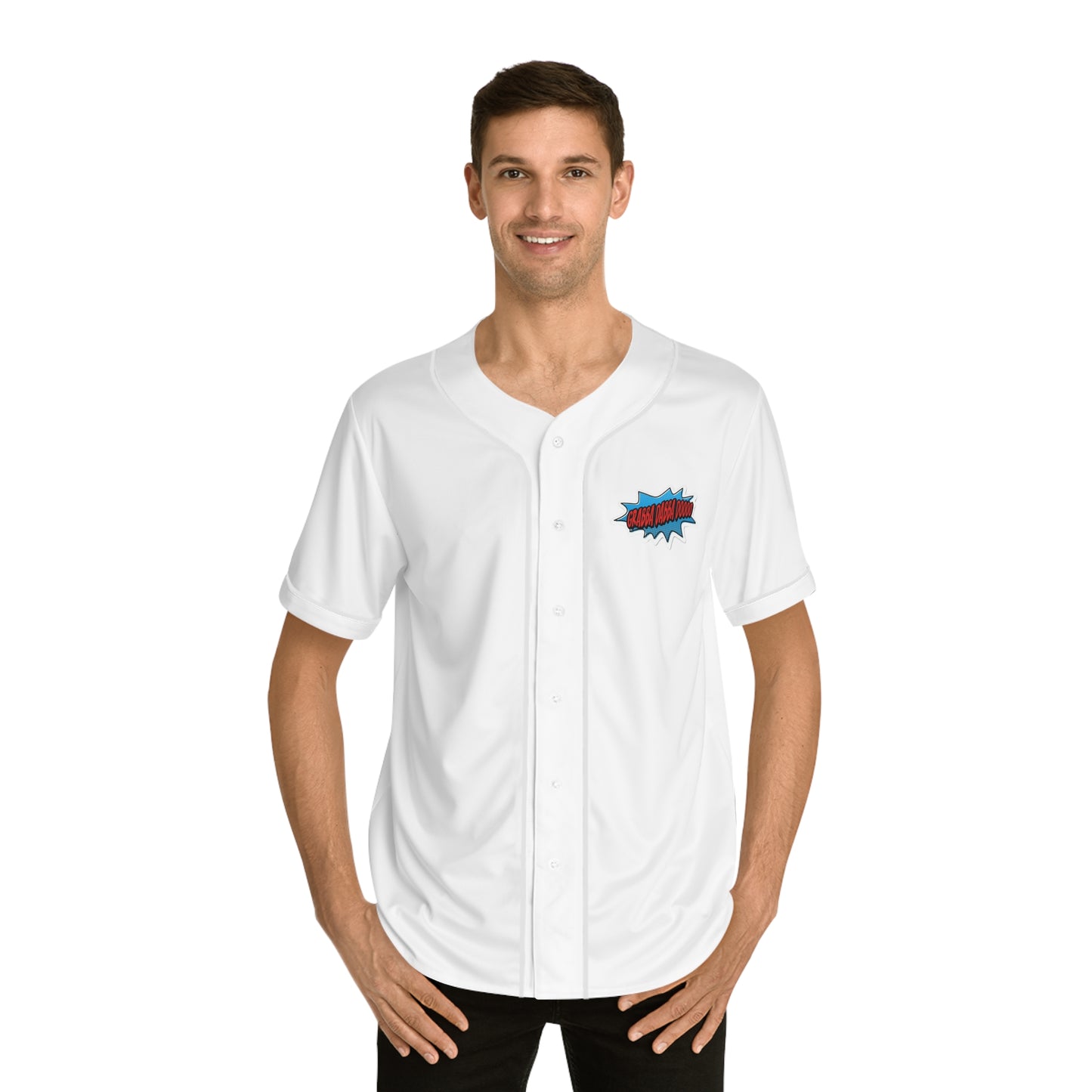 White Men's Baseball Jersey