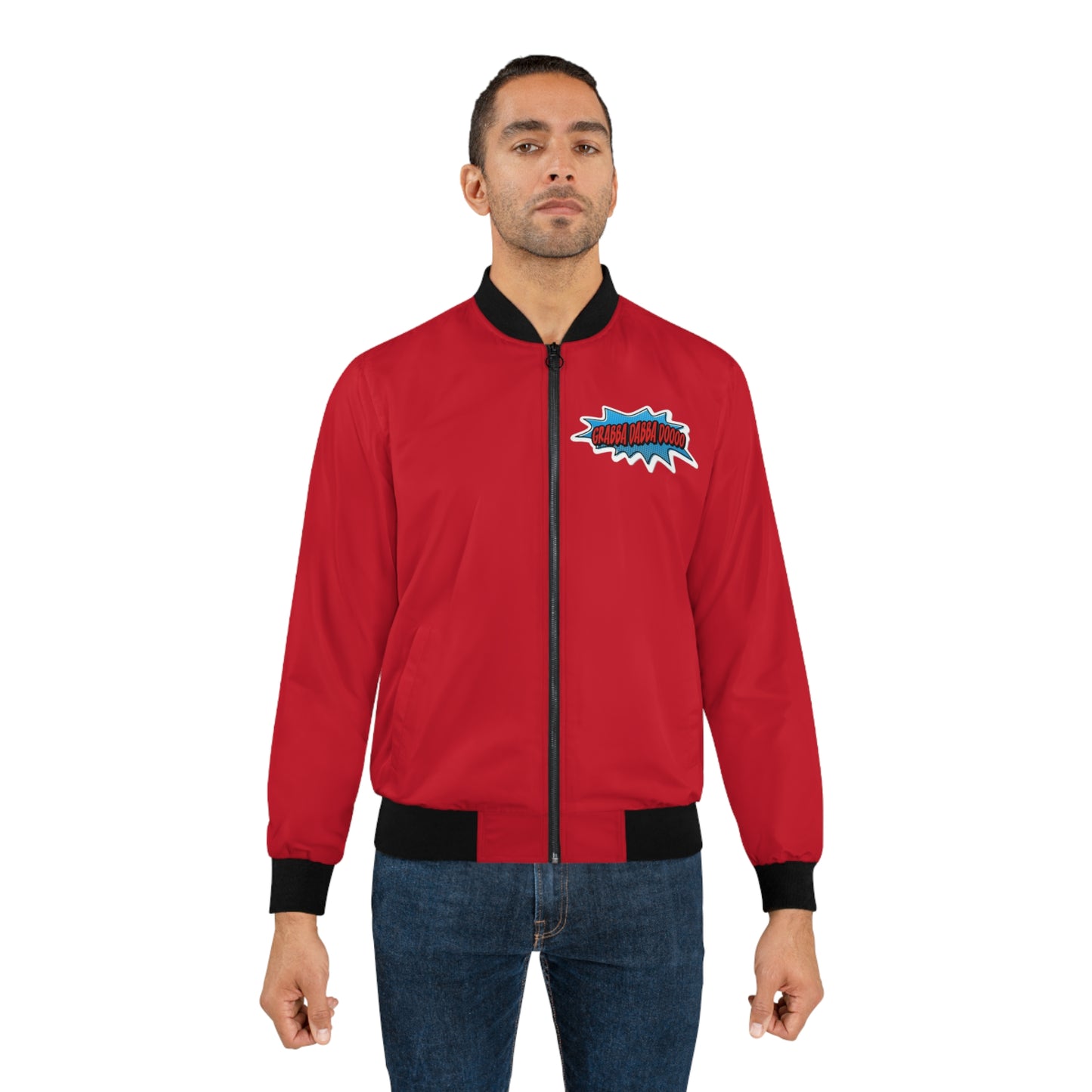 Red Men's Bomber Jacket