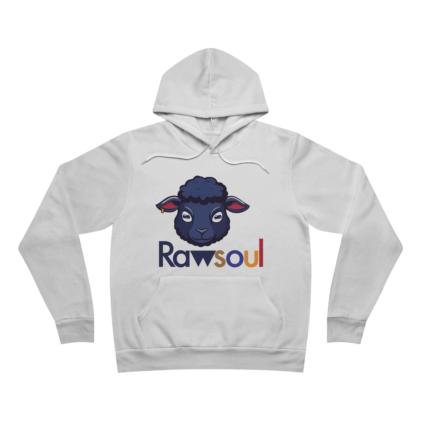 Raw Soul Blue Unisex Fleece Pullover Hoodie