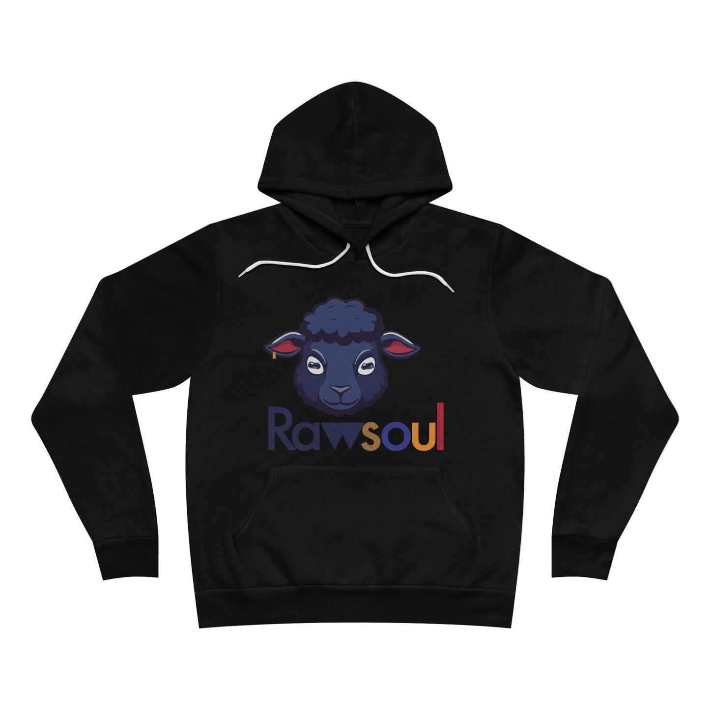 Raw Soul Blue Unisex Fleece Pullover Hoodie