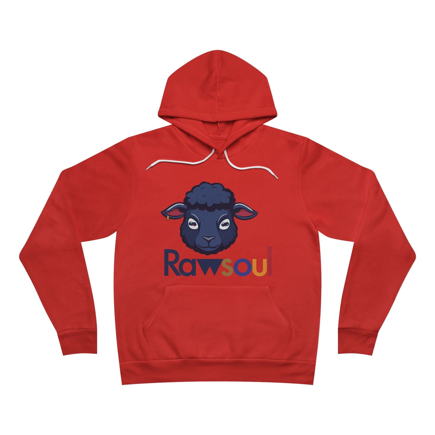 Raw Soul Blue Unisex Fleece Pullover Hoodie