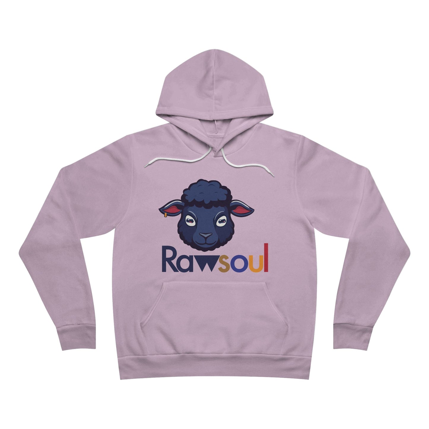 Raw Soul Blue Unisex Fleece Pullover Hoodie