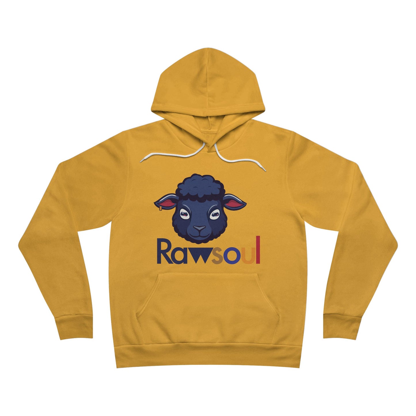 Raw Soul Blue Unisex Fleece Pullover Hoodie