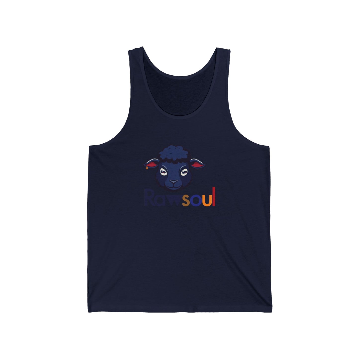 Raw Soul Blue Unisex Jersey Tank