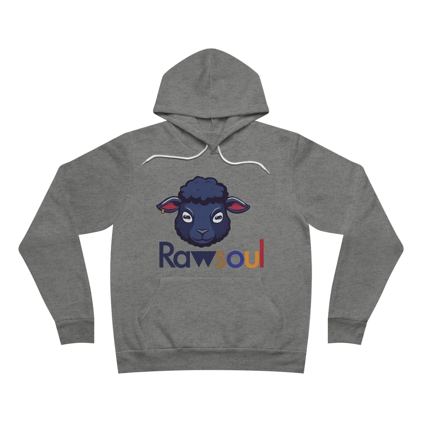 Raw Soul Blue Unisex Fleece Pullover Hoodie
