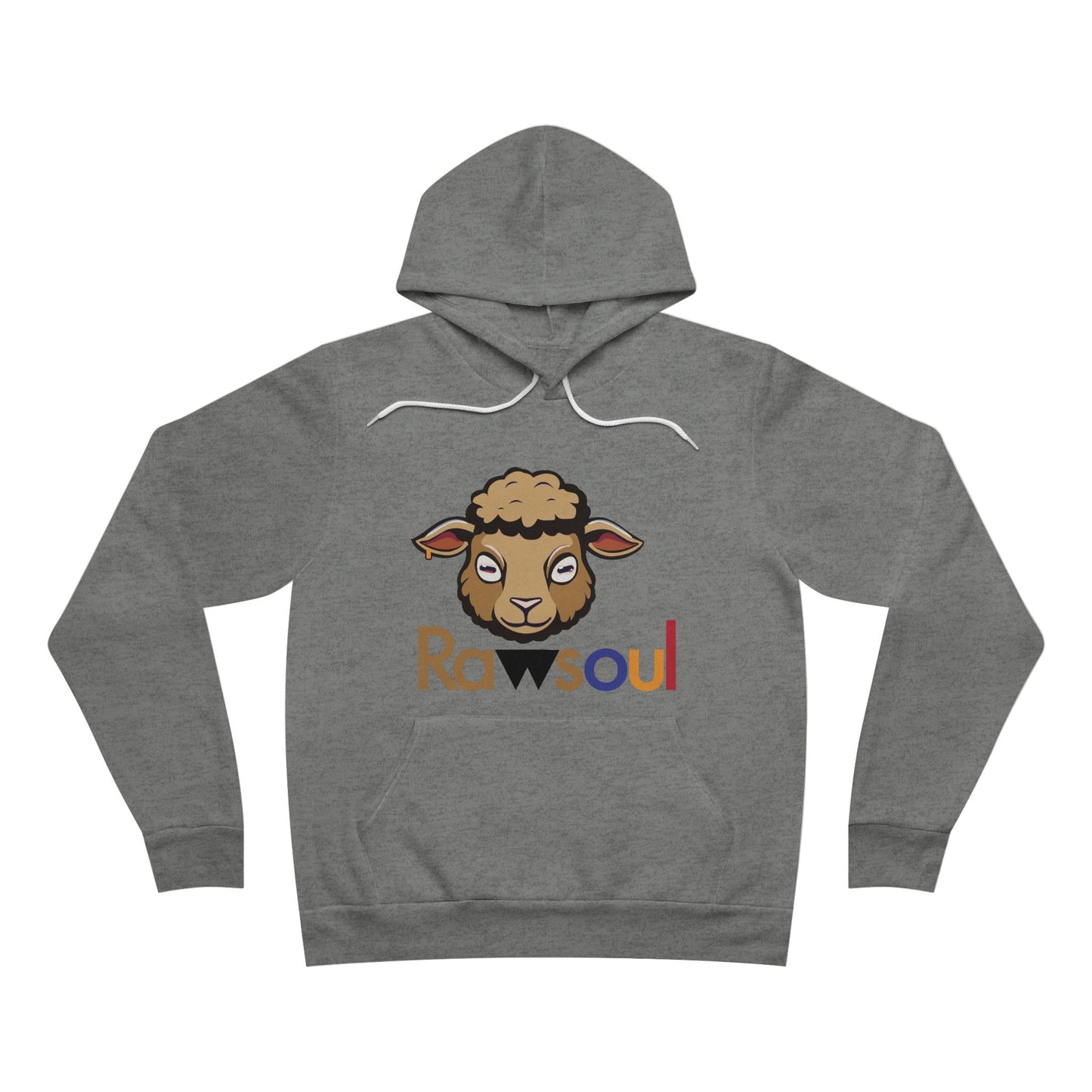 Raw Soul Brown Unisex Fleece Pullover Hoodie