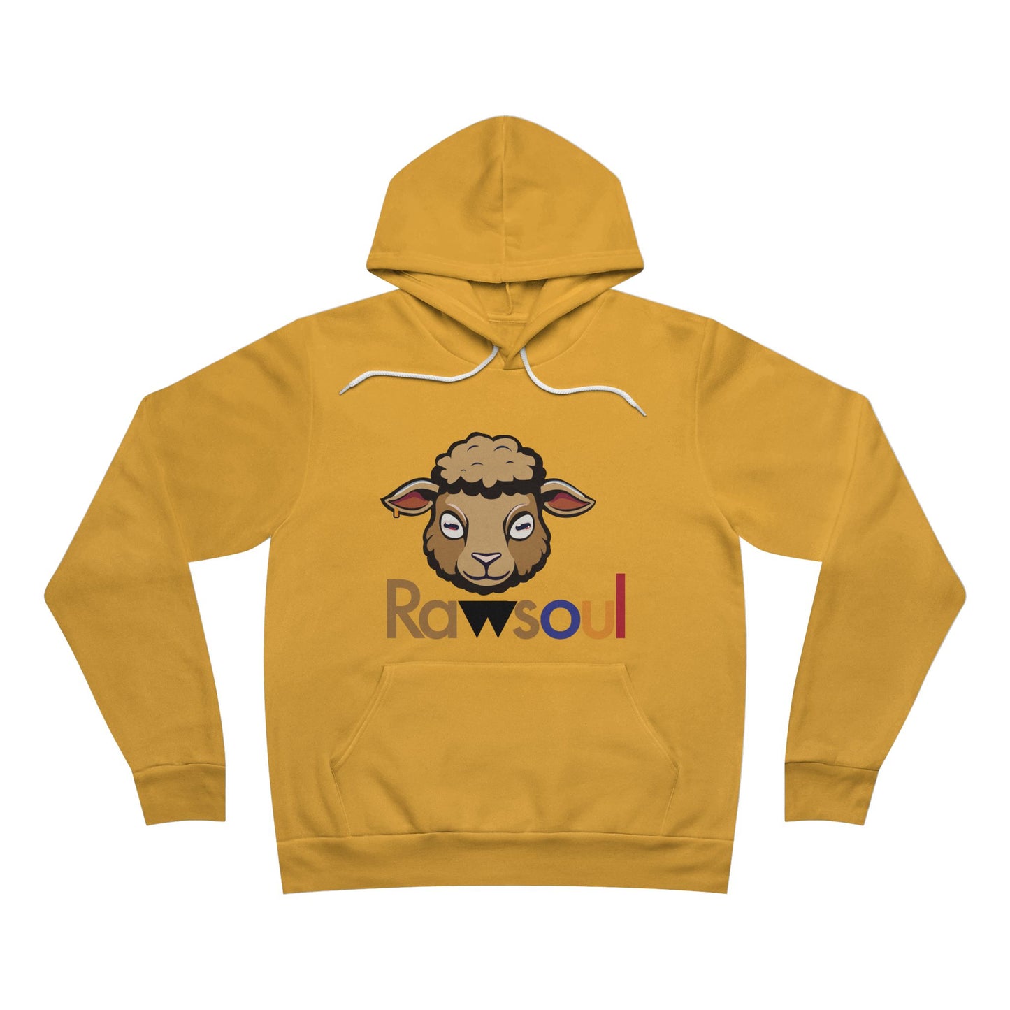 Raw Soul Brown Unisex Fleece Pullover Hoodie