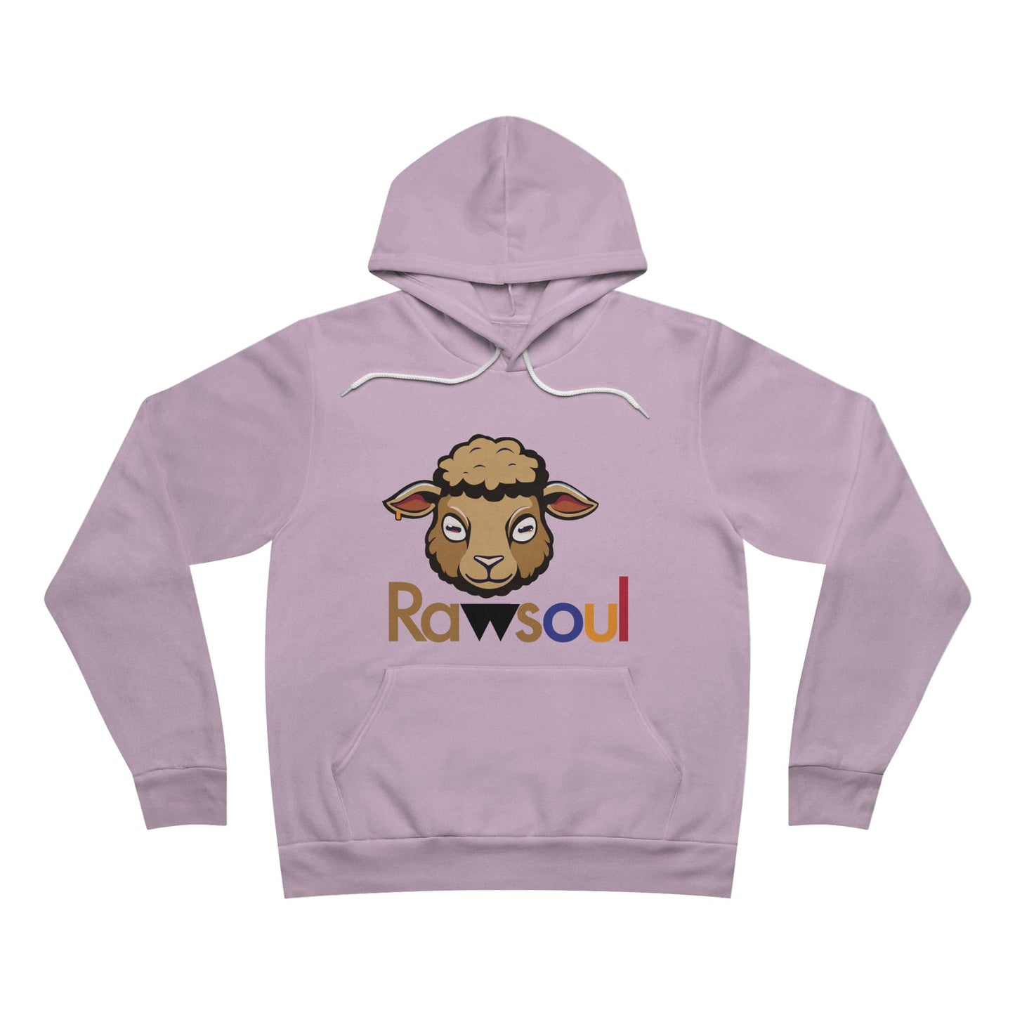 Raw Soul Brown Unisex Fleece Pullover Hoodie